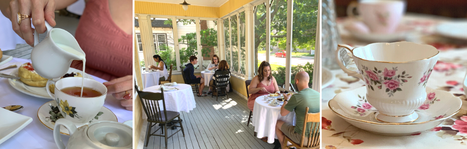 Tearoom collage